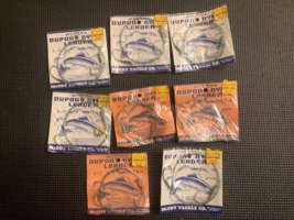 Vintage MCCOY DUPONT NYLON LEADER LURE  LOT OF 8 Original Packaging - $9.41