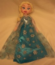 Walt Disney Frozen Nice Elsa Snow Queen 14&quot; Plush Stuffed Doll Toy - £15.57 GBP