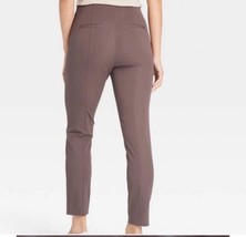 Women’s A New Day Side Zip Skinny Ankle Pants Dark Brown size:22 - $19.31