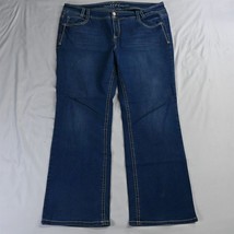 Wallflower 20 Plus Bootcut Dark 4-Way Stretch Denim Womens Jeans - £18.08 GBP
