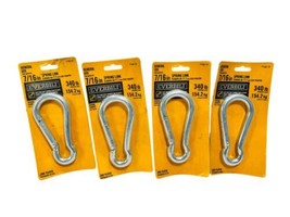 4 Everbilt 7/16 in x 4-3/4 in Spring Loaded Link Stainless 340 lb. Working Load - £17.59 GBP