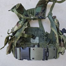 USGI Military ARMY WOODLAND CAMO Tactical Enhanced LBV Load Bearing Vest... - £54.51 GBP