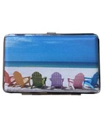 Beach Scene Pocket Business ID Credit Card Wallet Holder Aluminum RFID Case - $8.68