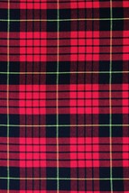 Men&#39;s Red Macqueen Acrylic Wool Tartan Scottish 8 Yards Kilt 13oz Printe... - $83.29