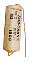 .02MFD ADD-TRONIC 1600V Axial CAPACITOR - £6.60 GBP