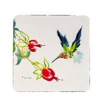 Betsy Drake Betsy&#39;s Hummingbird Coaster Set of 4 - £27.25 GBP