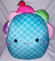 Squishmallows Bertie the Blue Ice Cream Taco 11”H NWT - £15.00 GBP