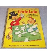  Little Golden Book Little Lulu and her Magic Tricks Kleenex 203 1954 A ... - $19.95