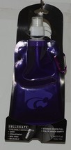 Collegiate Licensed Kansas State Wildcats Reusable Foldable Water Bottle - £10.43 GBP