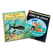 Tintin Graphic Novel Lot 2 HC French El Tresor Du Rouche Rackham &amp; Coke ... - £33.76 GBP