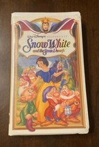 Snow White and the Seven Dwarfs (VHS, 1994) Disney Masterpiece VHS 1524 - £10.68 GBP