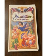 Snow White and the Seven Dwarfs (VHS, 1994) Disney Masterpiece VHS 1524 - $22.40 CAD