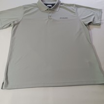 Columbia Omni Wick Men's Gray Pullover Polo Shirt Size Large Short Sleeve Solid image 7