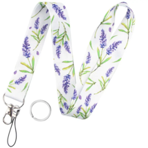 Flower Pattern Neck Lanyard For Keys, Wallet, Id Card - New - Xunyicao - £10.35 GBP