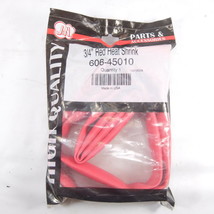 J &amp; N Electrical Products 606-45010 Red Heat Shrink Tubing 3/4&quot; Exp 48&quot; ... - $10.00