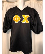 Phi Chi Sorority Football Jersey College Fraternity Greek Pledge Size Me... - $40.60 CAD