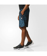 ADIDAS CG0008 Botanical Print BERMUDA Sport SHORTS Black / Green ( XL ) - $1,520.62 MXN