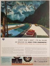 1960 Print Ad New Concrete Roads I-90 Snoqualmie Pass Seattle,WA Portlan... - $12.88