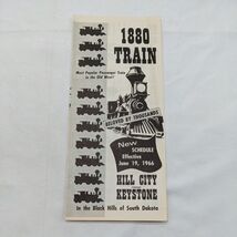 1966 1880 Train Hill City Keystone South Dakota Travel Brochure - €7,54 EUR