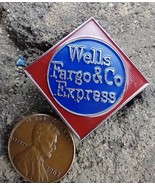 Wells Fargo & Co Express Railway railroad rail road train Hat Pin Tie Tack Lapel - $14.68