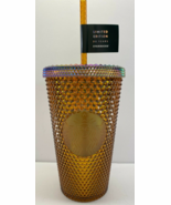 Starbucks 2021 Limited Edition 50th Anniversary Gold Studded 16 oz. Tumbler - $20.35 CAD
