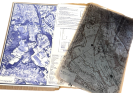 Vtg Fredericksburg Battlefield Map Set John Alexander Overlays Topograph... - $74.64