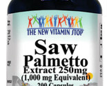 SAW PALMETTO EXTRACT 250mg  of 4:1 extract  1000mg 200 Capsules - $17.89
