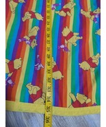 Vintage 35x44 Winnie The Pooh Comforter Baby Blanket Quilt Rainbow Handm... - €40,96 EUR