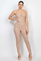 Women Plaid Sleeveless Zippered Jumpsuit - $475.91 MXN