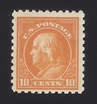 1916 10c Benjamin Franklin, Orange Yellow Scott 472 Mint F/VF NH - $118.99