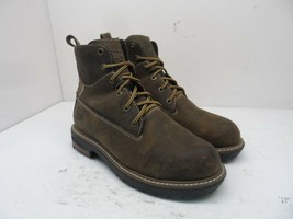 Timberland PRO Women&#39;s 6” Hightower Alloy Toe Work Boots A1KJU Dark Brown 6M - £62.64 GBP