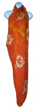 Plus Size Hawaiian Sarong Pareo Hibiscus Hawaiian Luau Cruise Wrap Dress - $22.40+