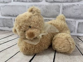 Baby Gund Cuddly Pals Pokey Dreamin&#39; 58408 small plush tan teddy bear sleeping - £11.68 GBP