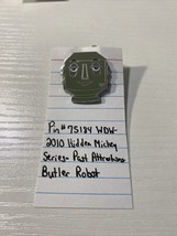 Disney Pin 75184 WDW - 2010 Hidden Mickey Past Attractions Butler Robot - $14.79