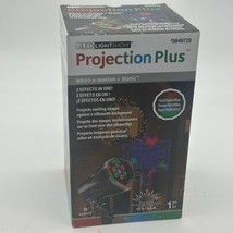 Christmas LIGHT SHOW PROJECTION PLUS WHIRL-A-MOTION+STATIC NORTH POLE NEW! - $9.99