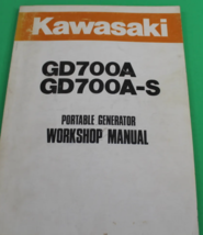 Kawasaki GD700A/GD700A-S Portable Generator Workshop Manual 999242014 - £9.40 GBP