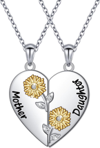 Mothers Day Gifts for Mom Wife, S925 Sterling Silver Mother Daughter Granddaught - £49.06 GBP