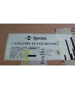 (NEW) SPRINT SP-PP-C5E48 CAT5E PATCH PANEL /MATERIAL CODE 4492587500 /T5... - $28.59