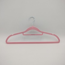 euppaury Clothes Hangers Slim Velvet Non-Slip Suit Clothes Hangers Pink - £21.10 GBP