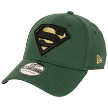 Superman Salute to Service New Era 39Thirty Fitted Hat Green - £36.17 GBP