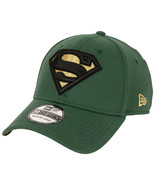 Superman Salute to Service New Era 39Thirty Fitted Hat Green - £35.38 GBP