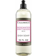 Caldrea Rosewater Driftwood, DISH SOAP Concentrated Dish Detergent 16 Ou... - £13.68 GBP