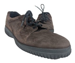 Womens Ecco Shoes 10.5 EU 42 Made Young Feet Brown Suede (NO INSERTS) - £30.34 GBP