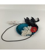 Walt Disney Parks Little Mermaid Ariel Fascinator Hat Feather Souvenir N... - $54.06 CAD