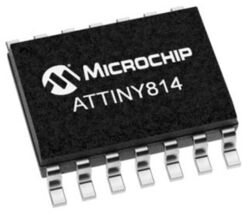 2PCS ATTINY84A-SSF &amp;  SMD to DIP Board MICROCHIP SOIC-14 Attiny ATtiny - $10.44