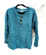 Ruff Hewn Sweater Size Large Wooden Toggle Beads Long Sleeve Acrylic Wool - $18.31