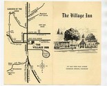 The Village Inn Brief History Brochure Pikes Peak Ave Colorado Springs 1... - $17.82