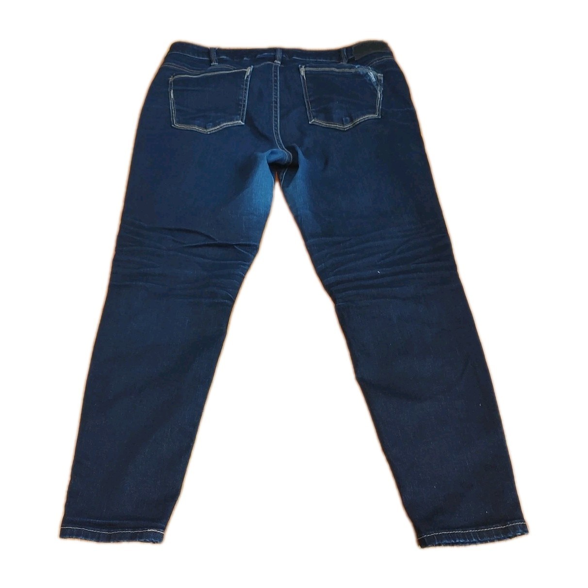 SILVER AIKO ANKLE SKINNY JEANS 14x  27 Dark Wash  - £17.19 GBP