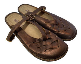 Algeria Mary Jane FRE 201 Copper Leather Buckle Strap Sandals Size EU 42 US 11 - £37.11 GBP