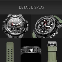 Smael Brand Men Sports Watches Dual Display Analog Digital LED Electroni... - £18.08 GBP+